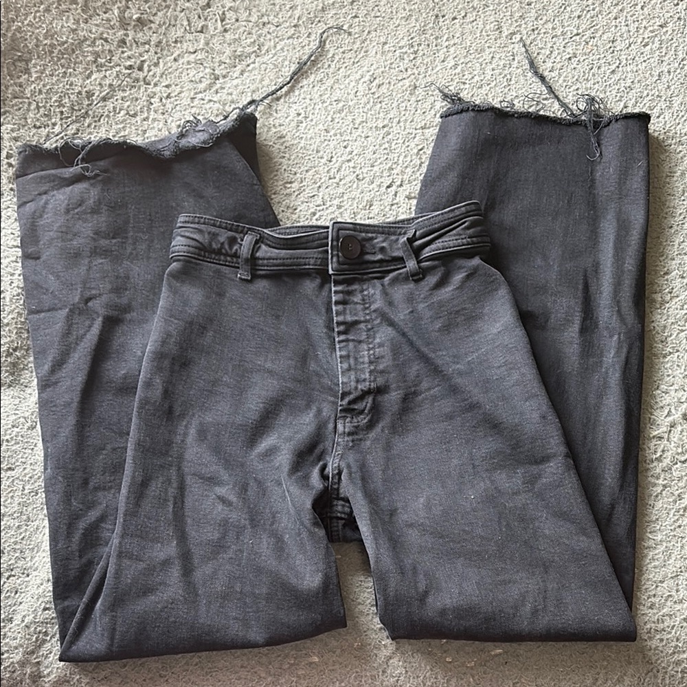 Zara Black Straight Leg Jeans